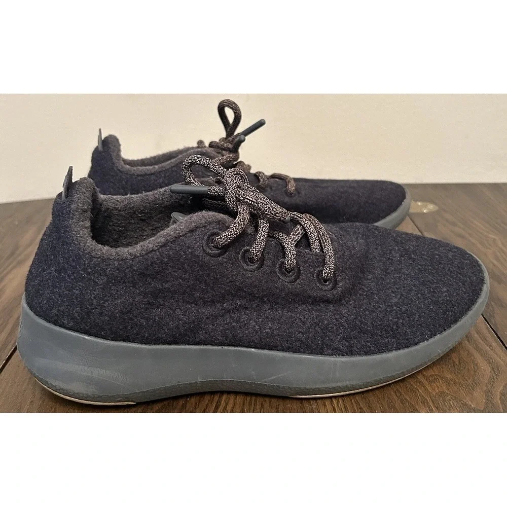 Allbirds Wool Runner Mizzles Merino Wool Lace Up Women's Size‎ 9 Gray Comfort